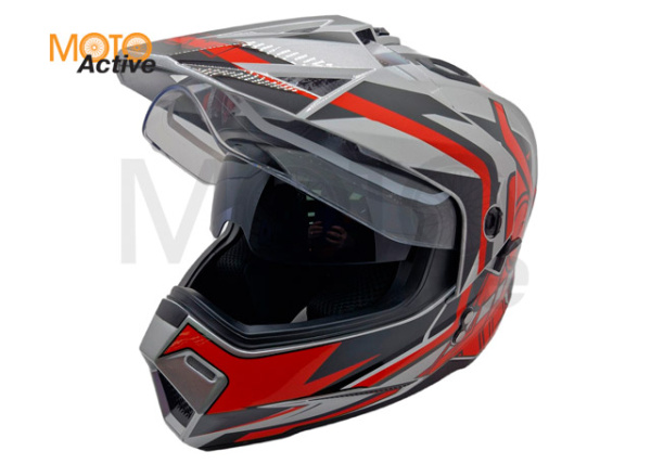 Шлем AiM JK802S Red/Grey/Black